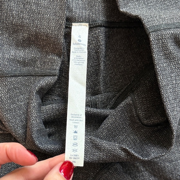 Lululemon Wunder Under Hi-rise 7/8 tight in herringbone - Picture 7 of 17
